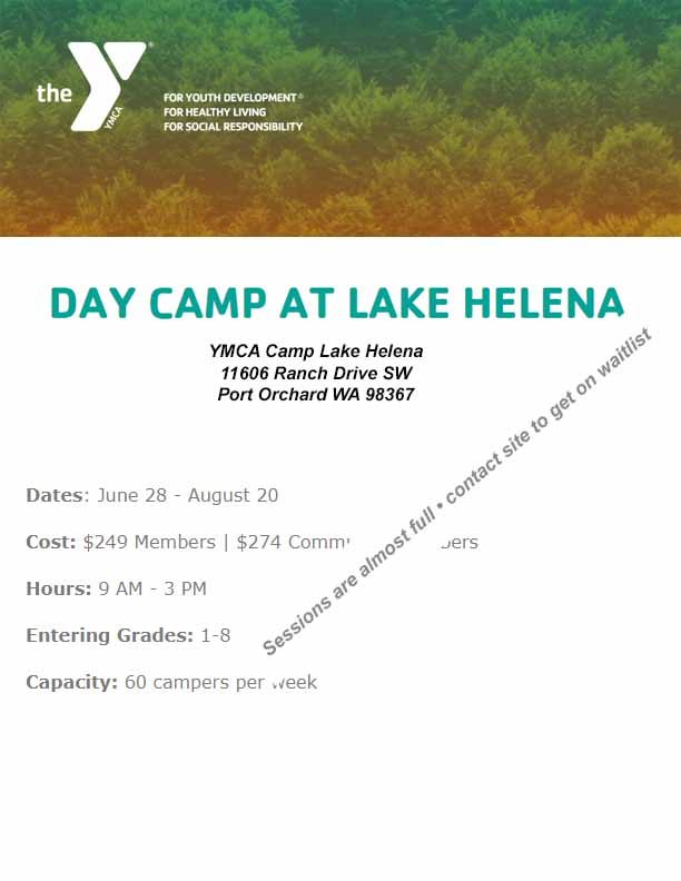 YMCA Day Camp At Lake Helena 2021