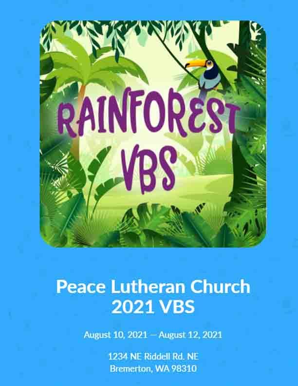 Peace Lutheran VBS 2021