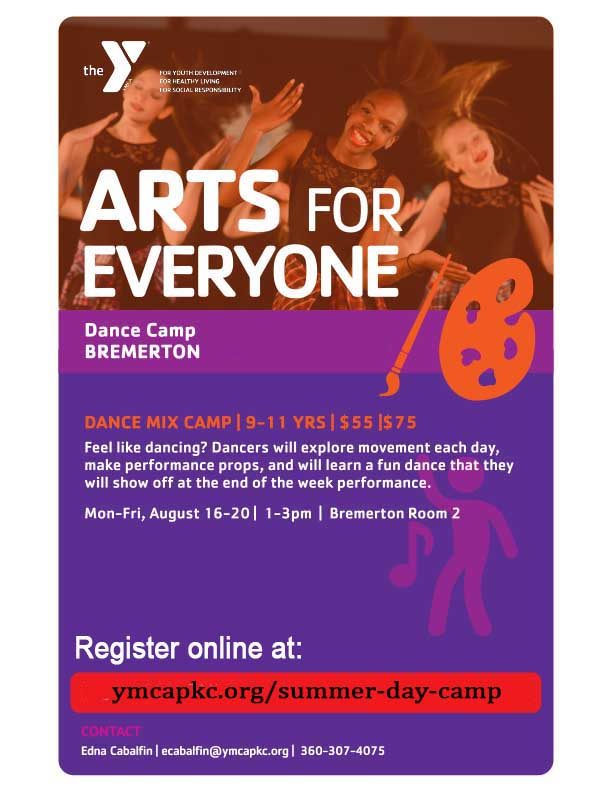 YMCA 2021 Dance Camp Bremerton